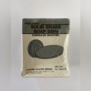 Melard Solid Brass Soap Dish Chrome Plated Brass